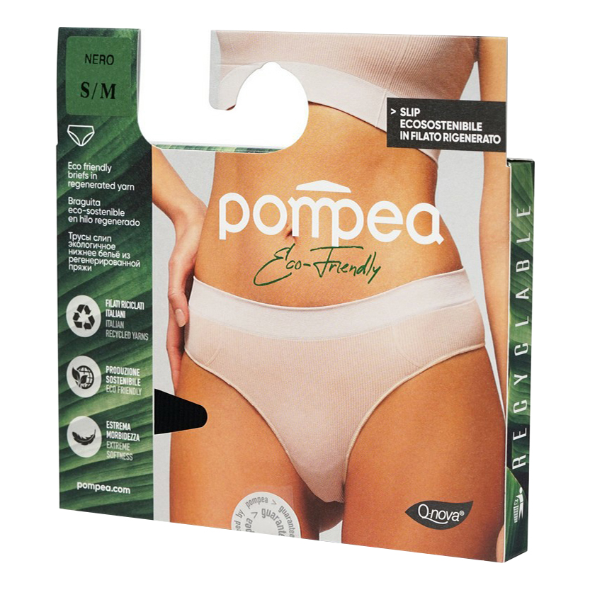 

Трусы женские Pompea черные S/M, Черный