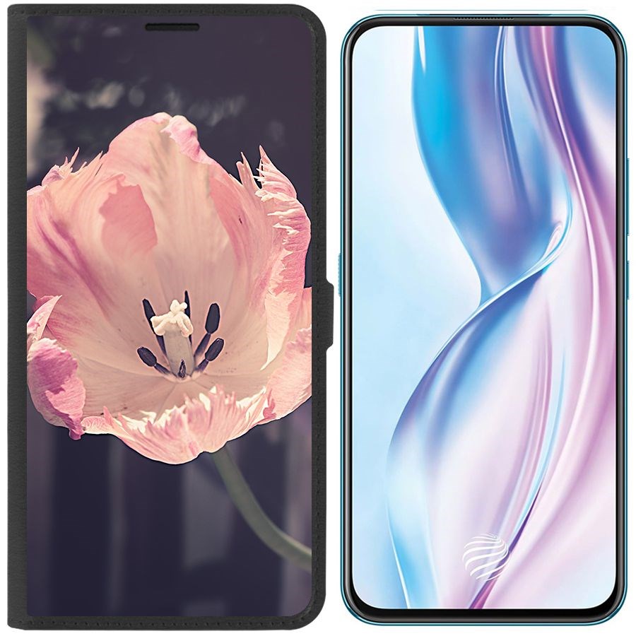 Чехол-книжка Eco Book для Vivo V17 Pro Тюльпан