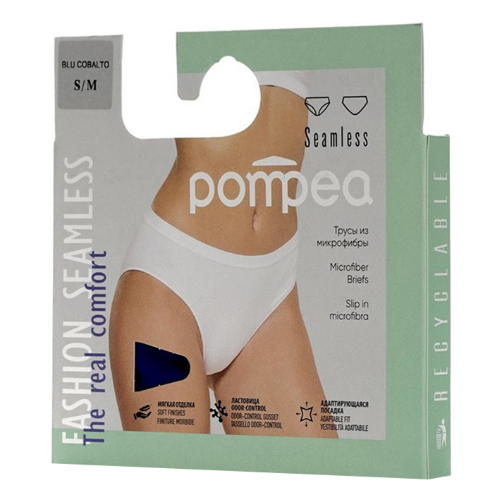 

Трусы женские Pompea синие S/M, Синий