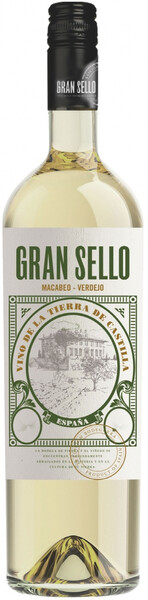 

Вино Gran Sello, Macabeo-Verdejo, 2021, 0,75 л