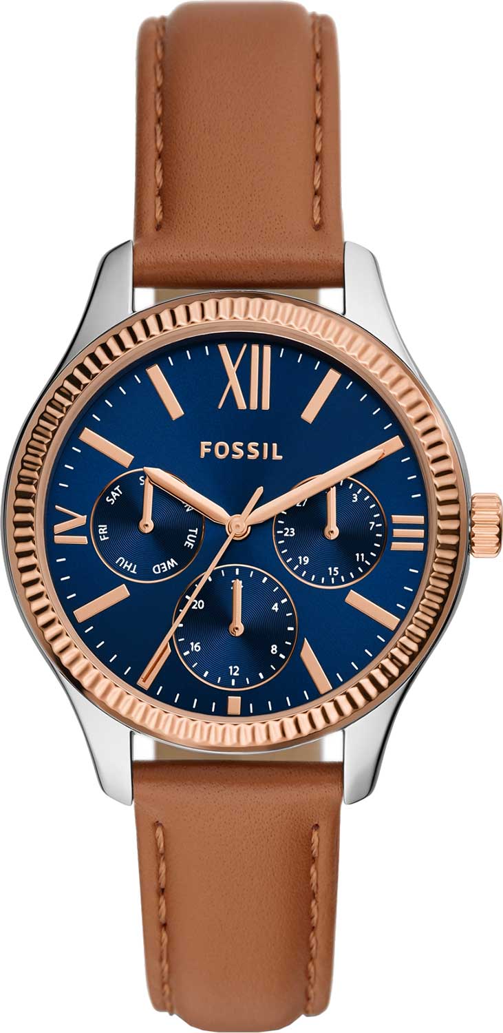 фото Наручные часы женские fossil bq3765 коричневые