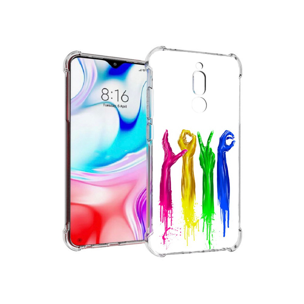 

Чехол MyPads Tocco для Xiaomi Redmi 8 яркие руки love (PT138911.300.707), Прозрачный, Tocco
