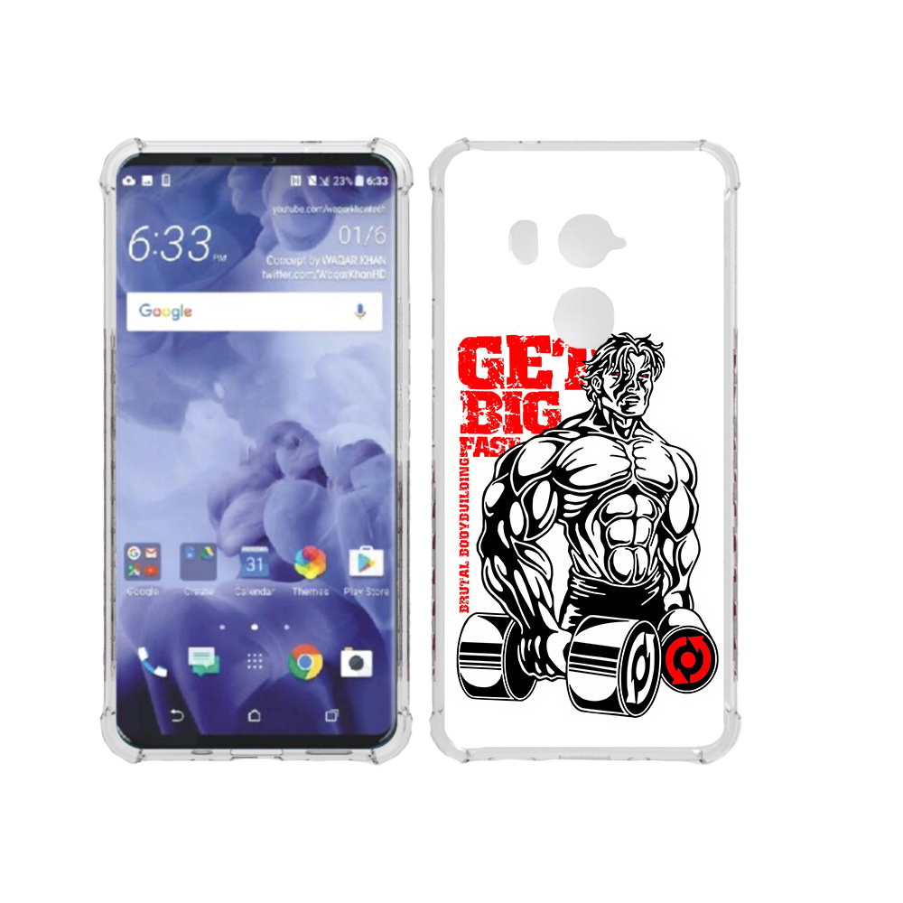 

Чехол MyPads Tocco для HTC U11 Plus накаченное тело, Прозрачный, Tocco