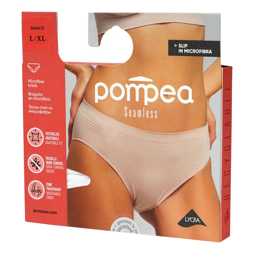 

Трусы женские Pompea белые L/XL, Белый