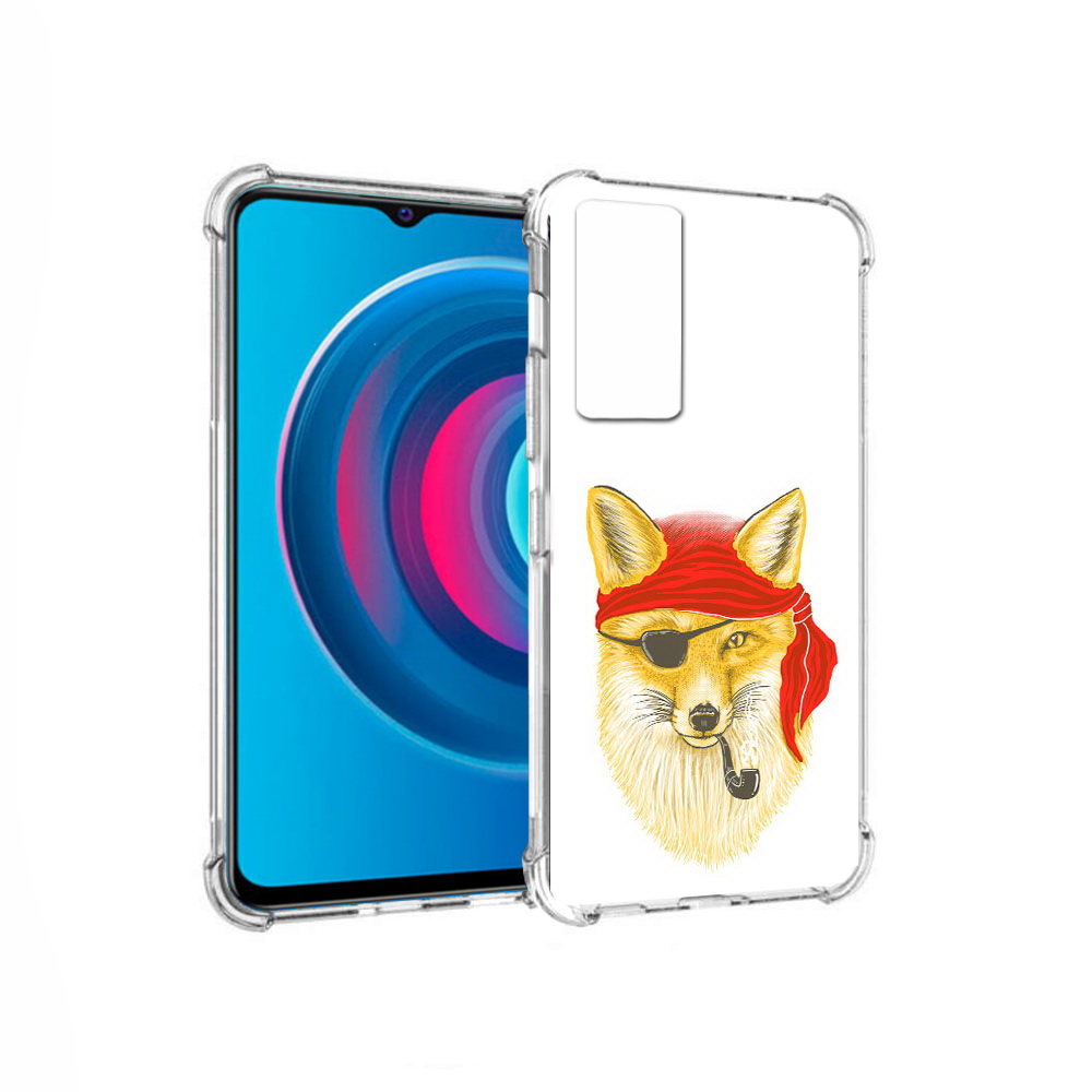 

Чехол MyPads Tocco для Vivo Y74s лиса-пират (PT224892.430.440), Прозрачный, Tocco