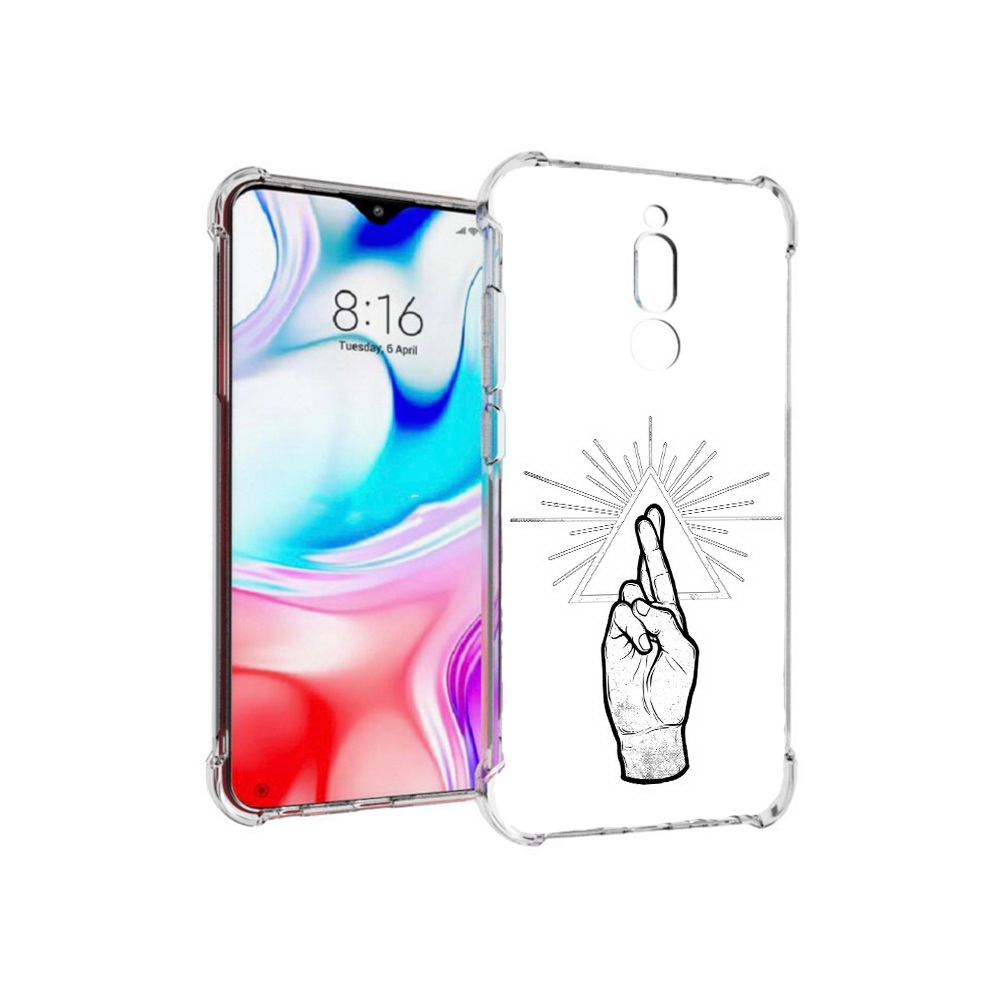 

Чехол MyPads Tocco для Xiaomi Redmi 8 черно белая рука (PT138911.300.681), Прозрачный, Tocco