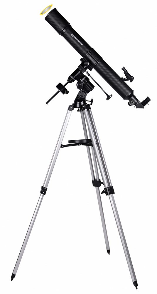 фото Телескоп bresser quasar 80/900 eq, с адаптером для смартфона