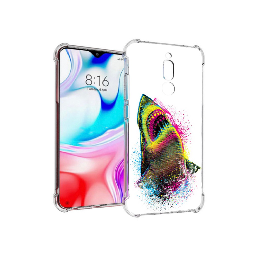 

Чехол MyPads Tocco для Xiaomi Redmi 8 челюсти-2 (PT138911.300.674), Прозрачный, Tocco