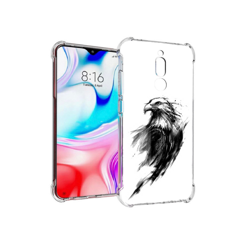 

Чехол MyPads Tocco для Xiaomi Redmi 8 чб птица (PT138911.300.670), Прозрачный, Tocco