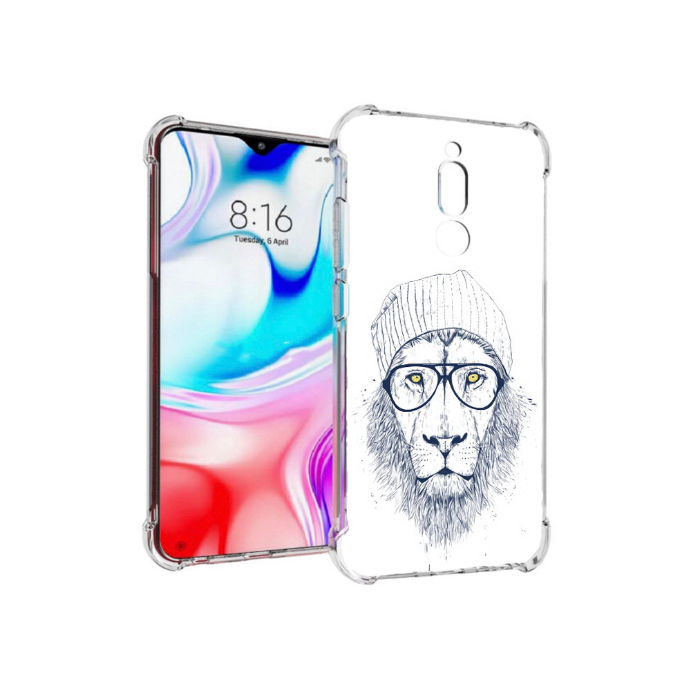 

Чехол MyPads Tocco для Xiaomi Redmi 8 хиппи лев (PT138911.300.663), Прозрачный, Tocco