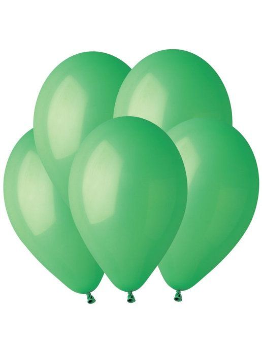 Купить Воздушные шары латексные, Воздушные шарики Up&Up Зеленые, 30 см - набор 100 шт, натуральный латекс,