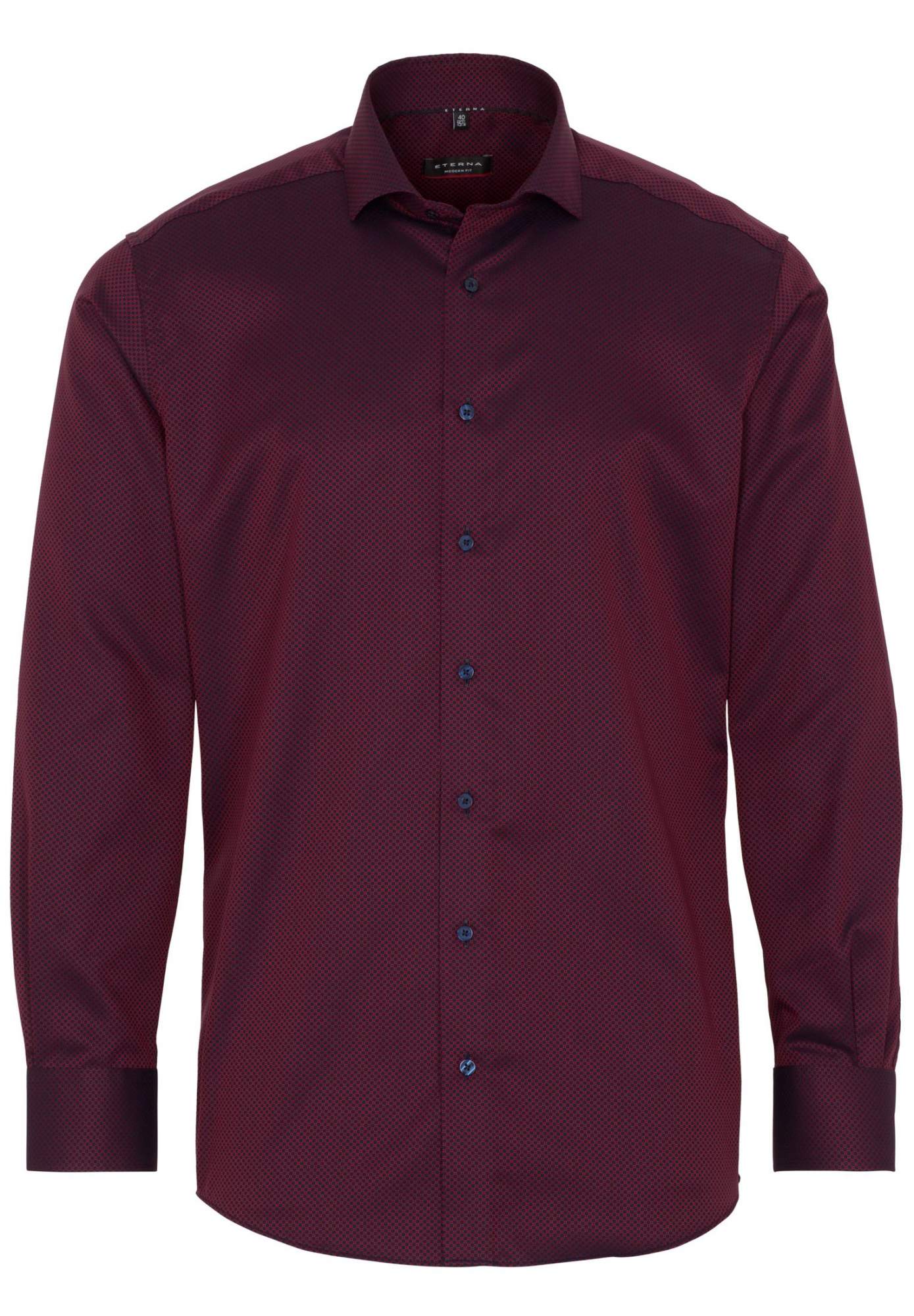 

Рубашка мужская ETERNA 3218-57-X17V бордовая 42, Бордовый, 321857X17V