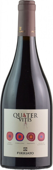 

Вино "Quater Vitis" Rosso, Terre Siciliane IGT, 2018, 0,75 л