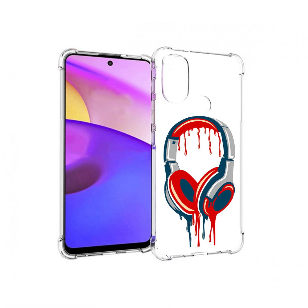 

Чехол MyPads Tocco для Motorola Moto E30 не делай громко (PT227074.357.517), Прозрачный, Tocco