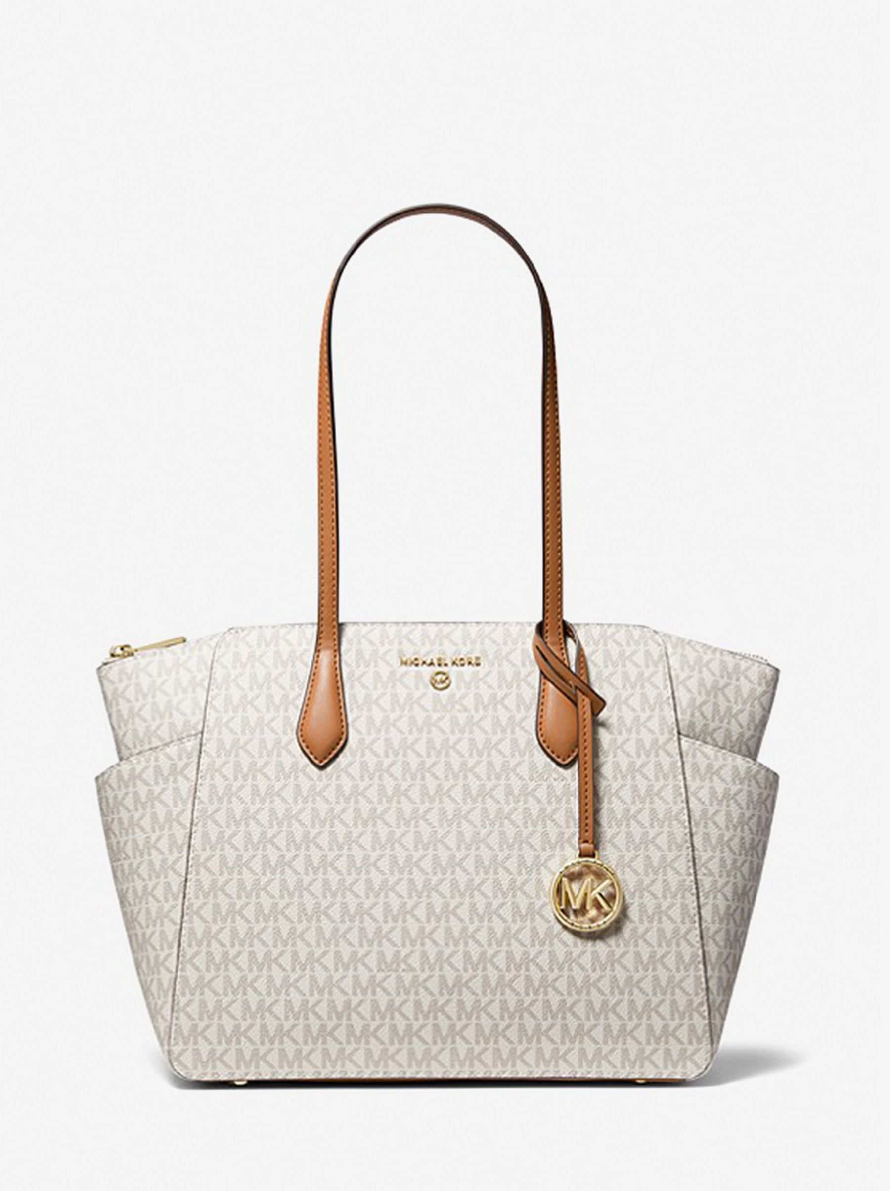 

Сумка женская Michael Kors Marilyn_B00651 бежевая, Черный, Marilyn_B00651