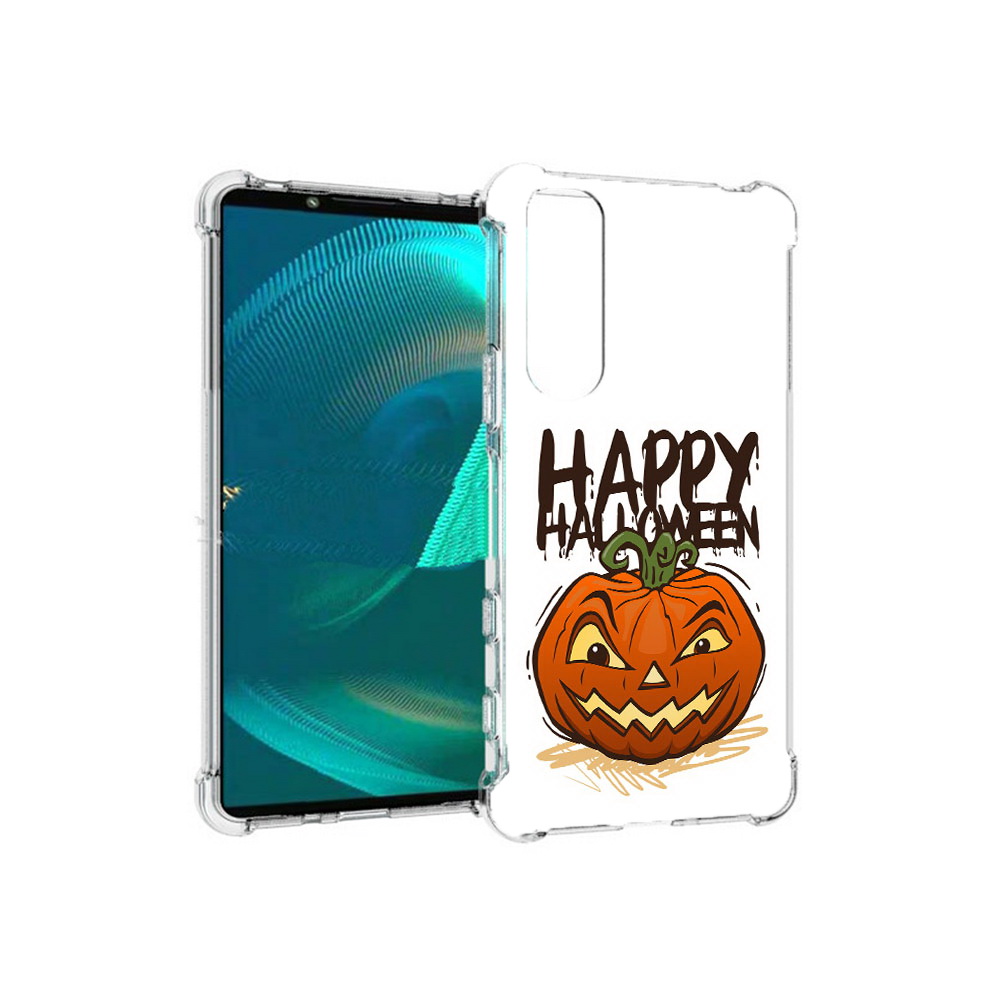 

Чехол MyPads Tocco для Sony Xperia 5 III Хэллоуин счастливый (PT172137.231.195), Прозрачный, Tocco