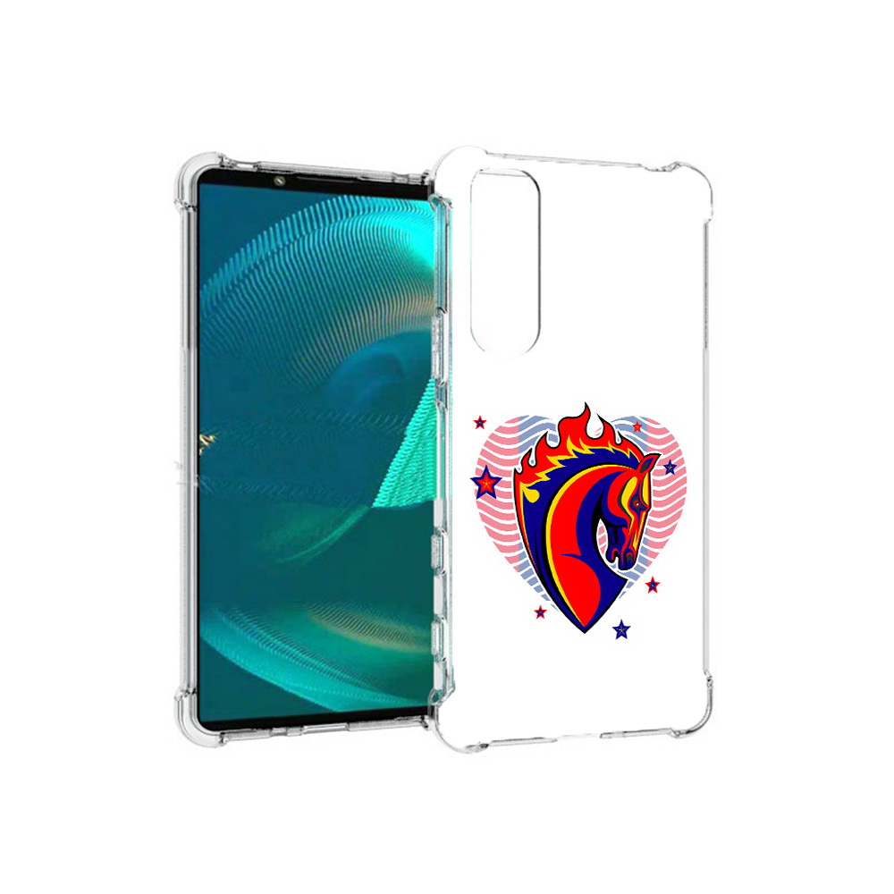 

Чехол MyPads Tocco для Sony Xperia 5 III ФК ЦСЛ Лошадь (PT172137.231.180), Прозрачный, Tocco