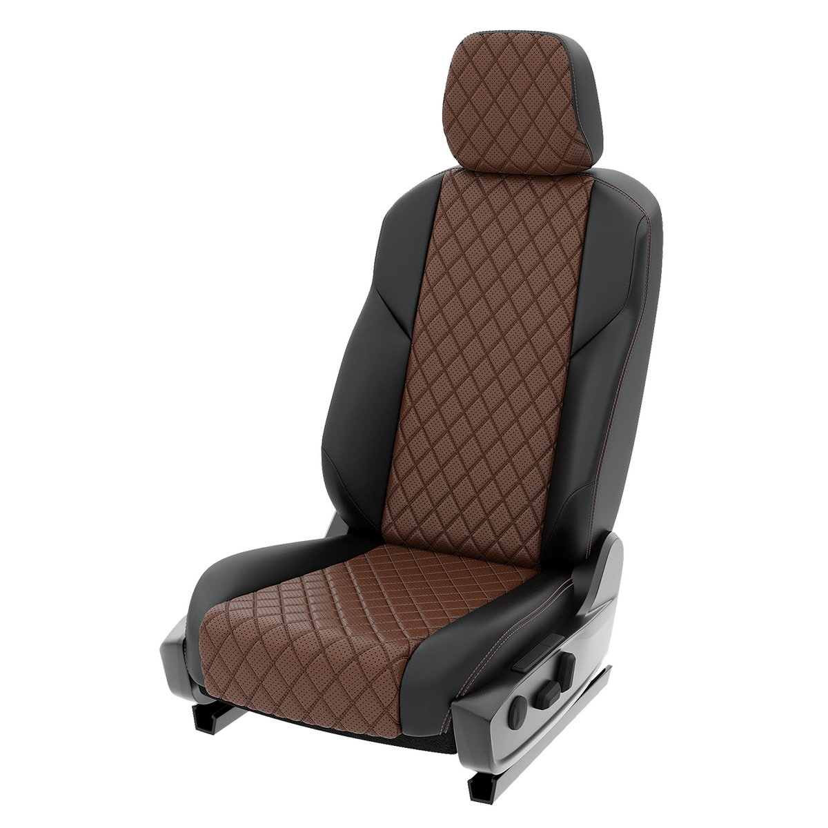 

Чехлы на сиденья Click Auto для Great Wall Hover H5 CA1075CF2S514 Экокожа ромб, Коричневый;черный, CA1075