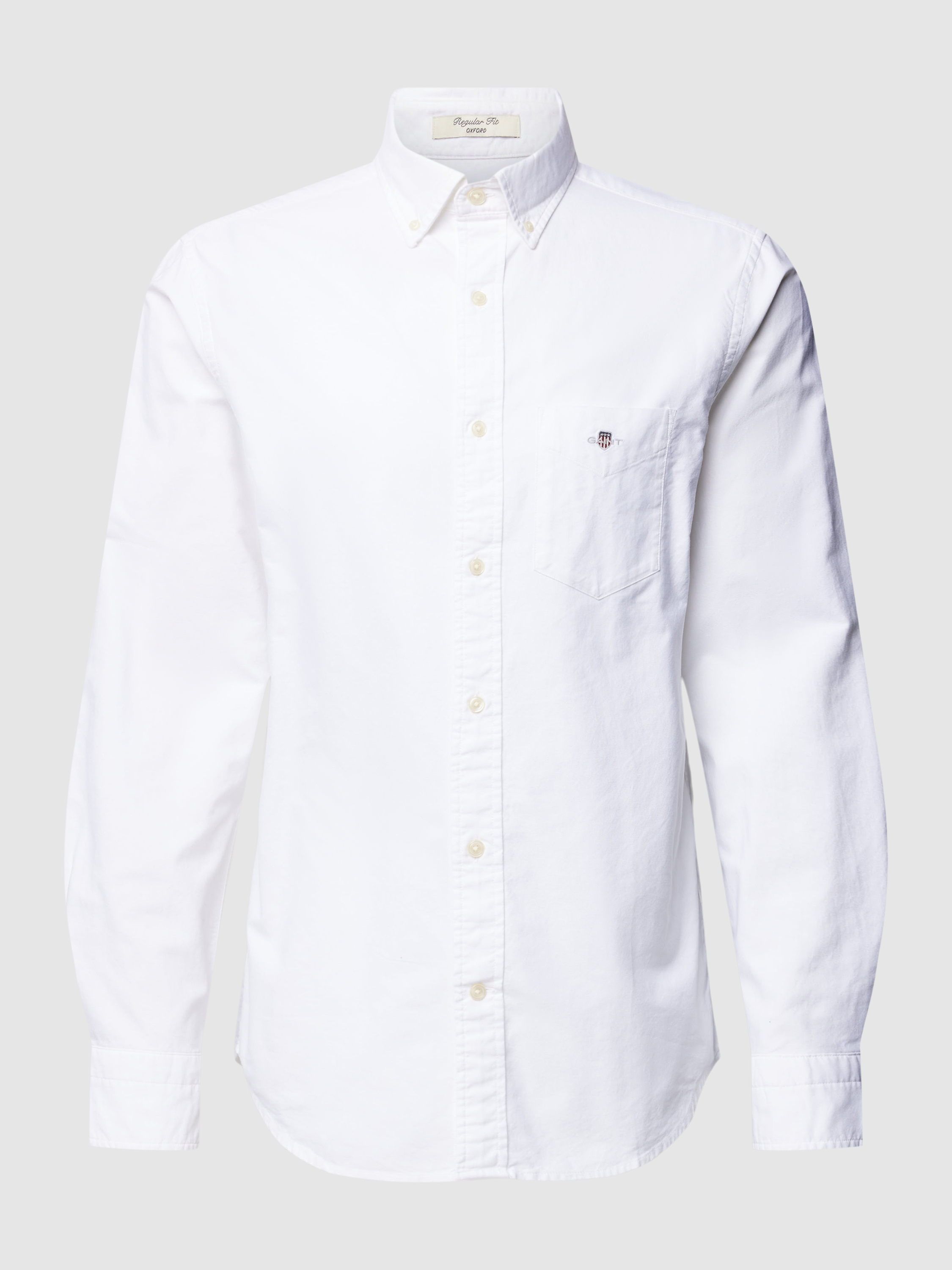 Рубашка мужская GANT 1906700 белая 2XL (доставка из-за рубежа)