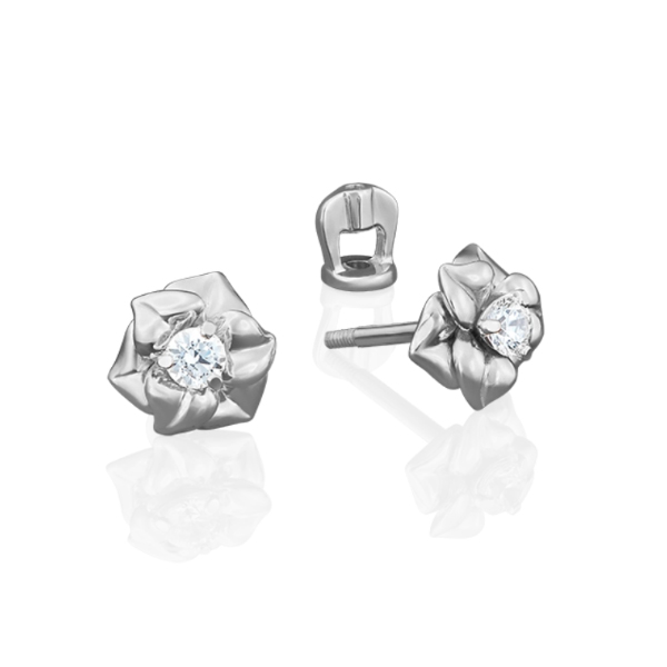 

Серьги из белого золота со Swarovski PLATINA jewelry 02-3941-00-501-1120-38, 02-3941-00-501-1120-38