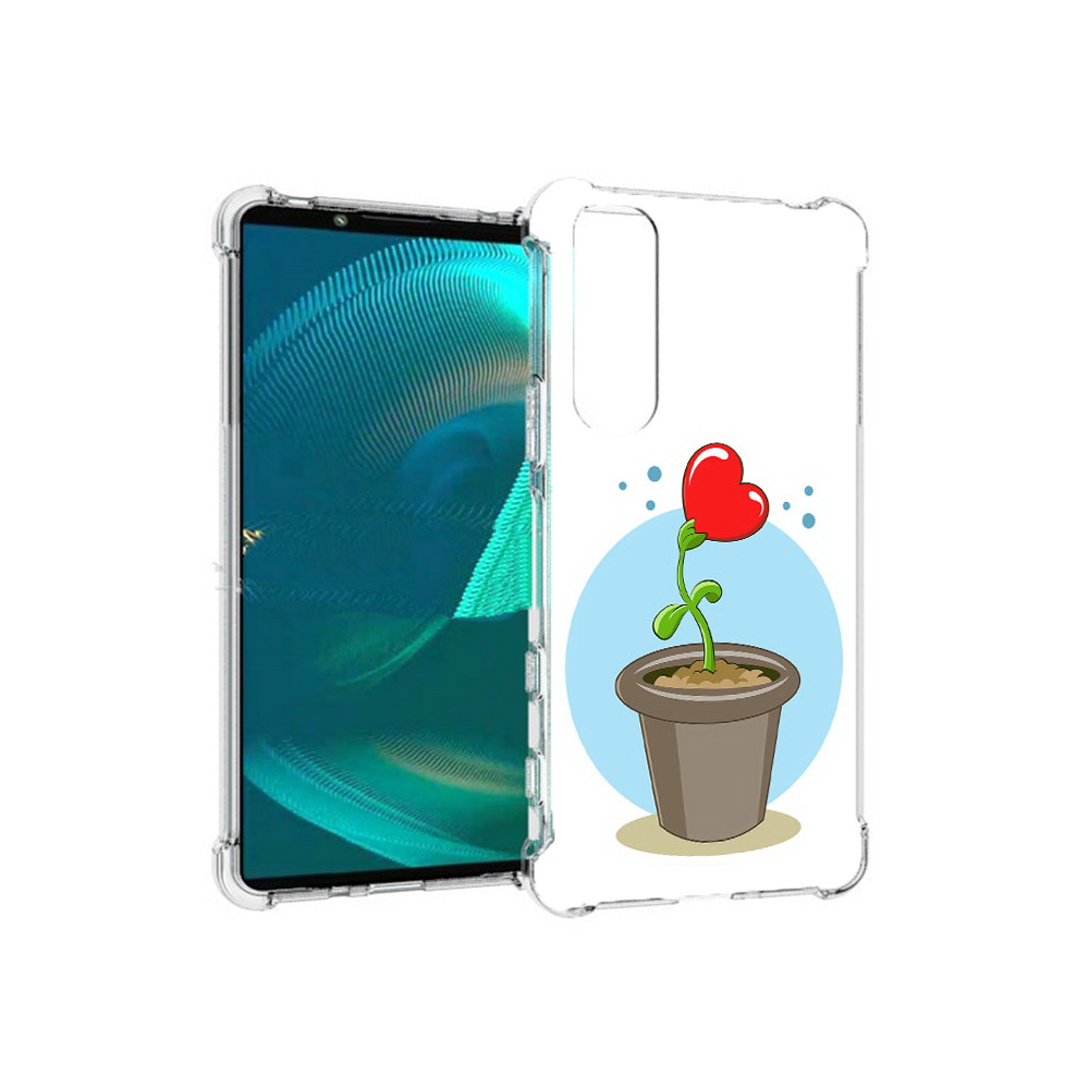 

Чехол MyPads Tocco для Sony Xperia 5 III Растение любви 14 февраля (PT172137.231.145), Прозрачный, Tocco