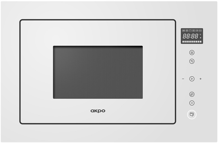 Встраиваемая микроволновая печь AKPO MEA 92508 SEA02 White микроволновая печь xiaomi mijia microwave oven white mwblxe1acm