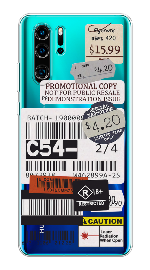

Чехол на Huawei P30 Pro "Flight to Paris", Серый;бежевый, 67650-1
