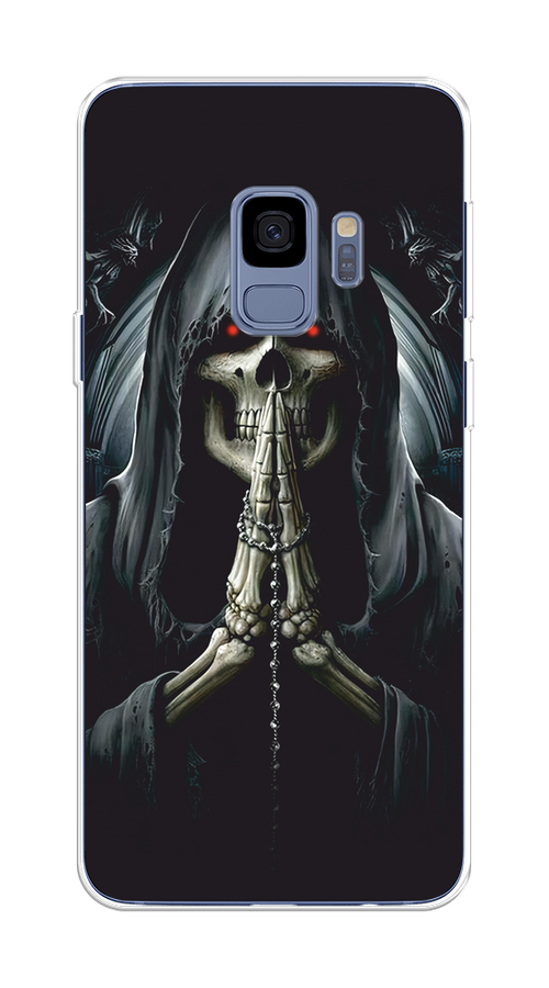 

Чехол на Samsung Galaxy S9 "Молитва", Серый, 25750-1