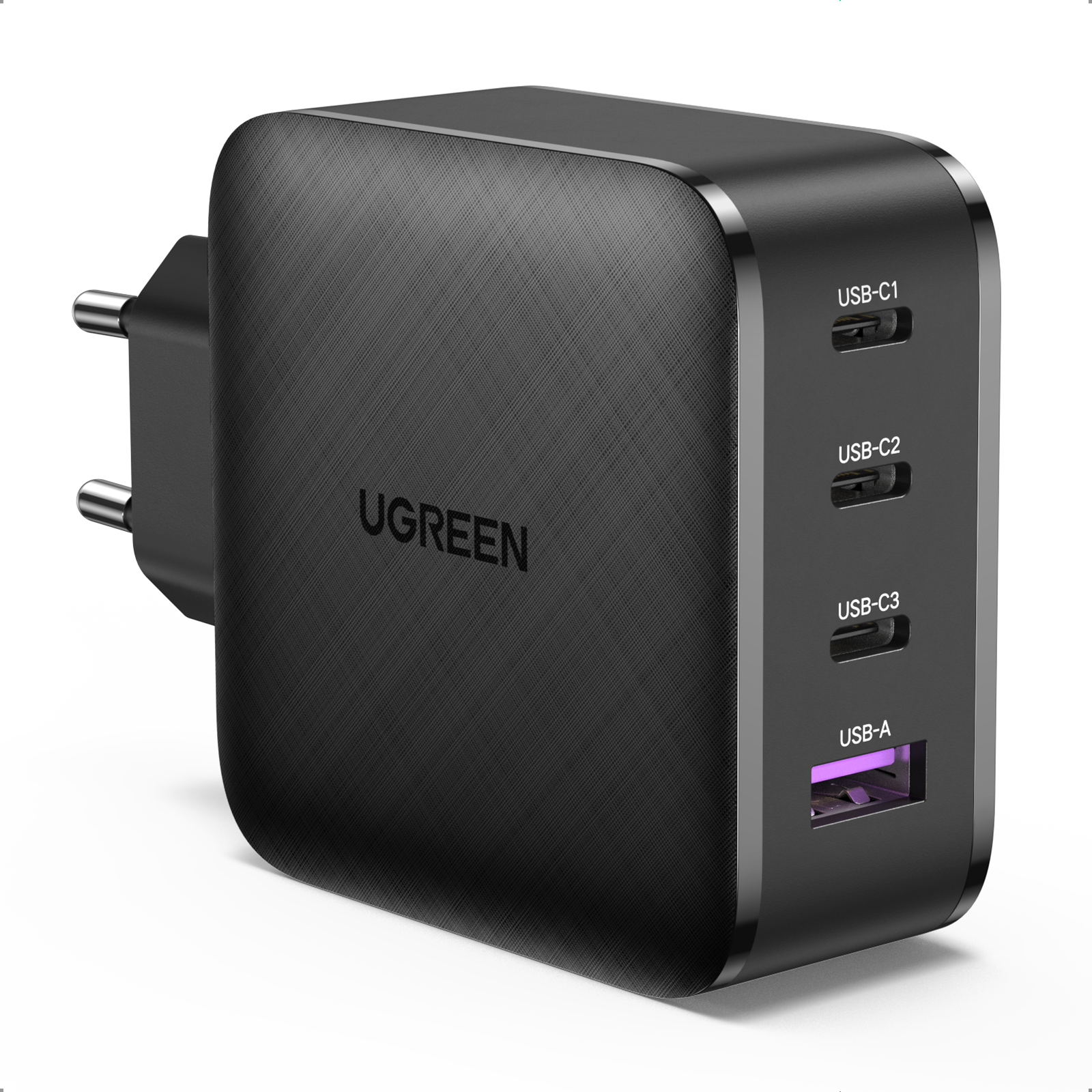 фото Сетевое зарядное устройство ugreen cd224 70774 6usb-a+3*usb-c 65w gan, черный