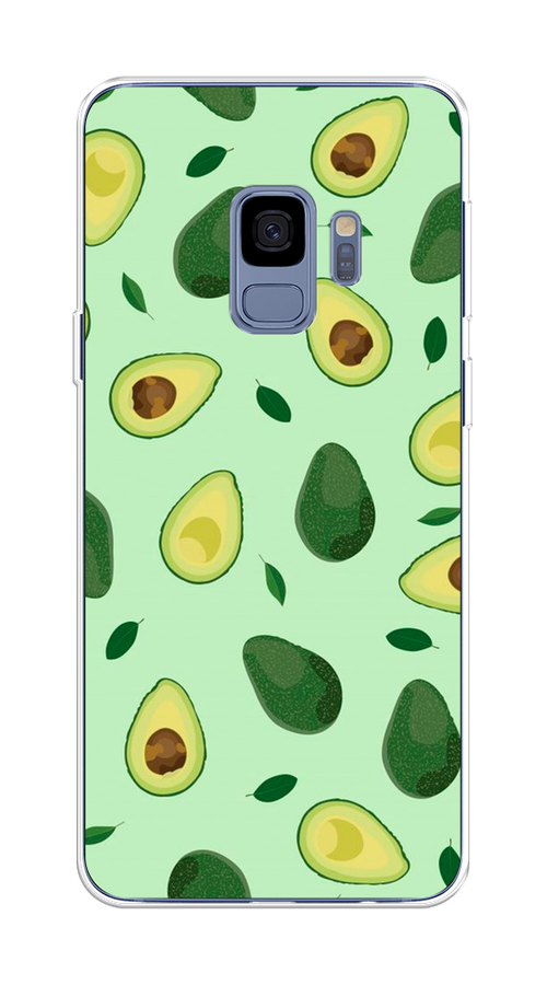 

Чехол на Samsung Galaxy S9 "Blue avocado", Коричневый;зеленый, 25750-1