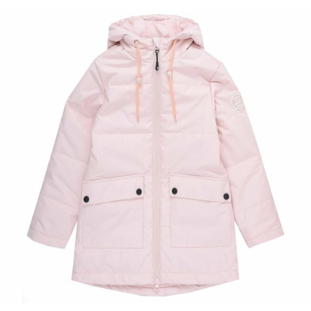 Пальто для девочки Crockid демисезонное с капюшоном бежево-розовое р 140-146 пальто для девочки crockid демисезонное с капюшоном бежево розовое р 128 134