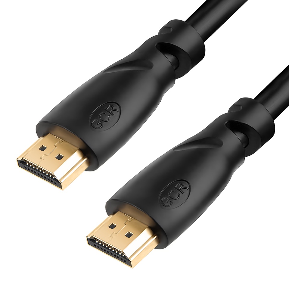 фото Кабель hdmi 1.4 gcr full hd ethernet 10 гбит/с 3d 4k для монитора ps4 apple tv