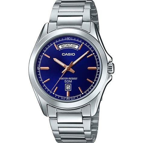 

Наручные часы мужские Casio MTP-1370D-2A серебристые, MTP-1370D-2A
