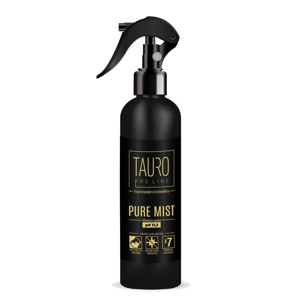 Щелочная вода Tauro Pure mist для ухода за кожей, шерстью, глазами и ушами животных 250мл