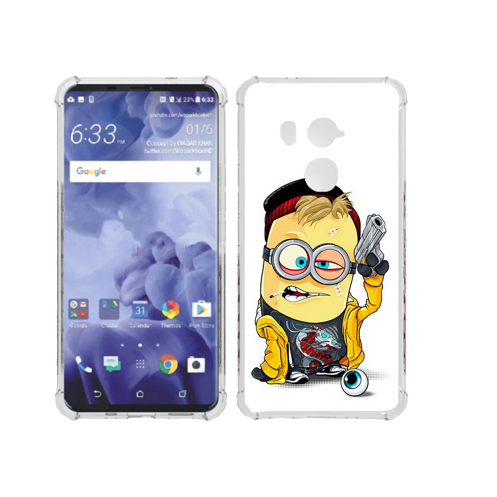 

Чехол MyPads Tocco для HTC U11 Plus миньон бандит, Прозрачный, Tocco