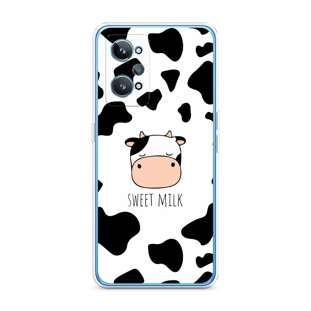 

Чехол на Realme GT 2 "Sweet milk", Розовый;белый;черный, 258550-1