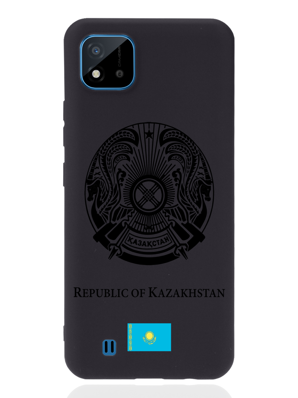 

Чехол SignumCase для realme C11 (2021) Черный лаковый Герб Казахстана черный