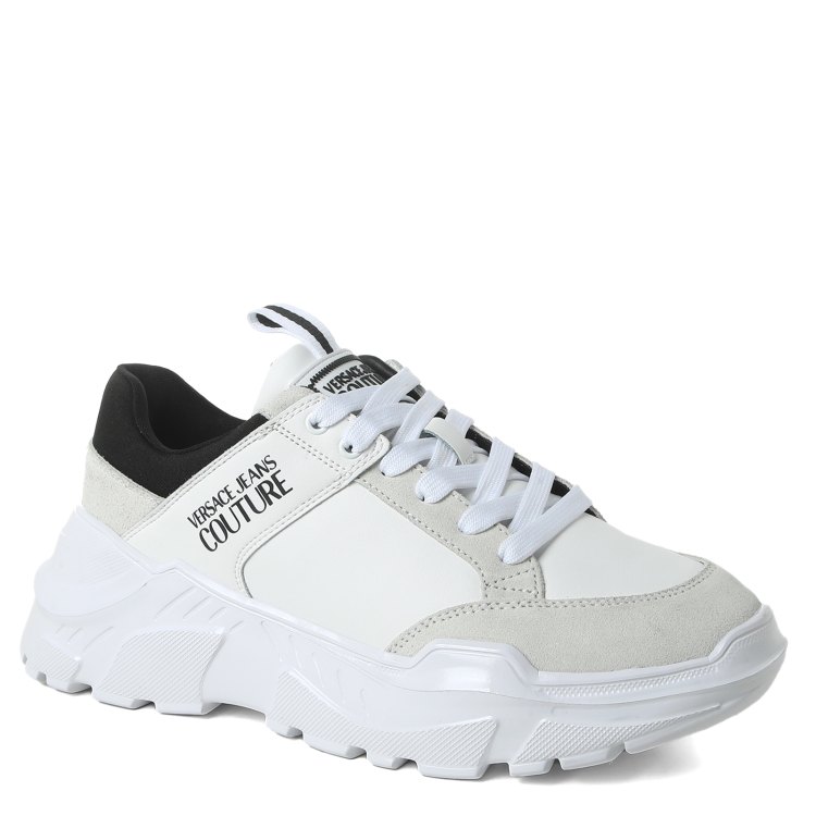 

Кроссовки мужские Versace Jeans Couture 74YA3SC2 белые 39 EU, 74YA3SC2