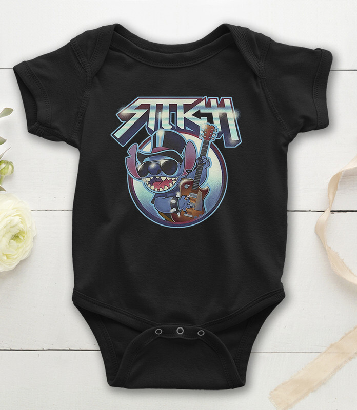 

Боди детское WILD CHILD Стич-гитарист, цв.черный р.86, Стич-гитарист
