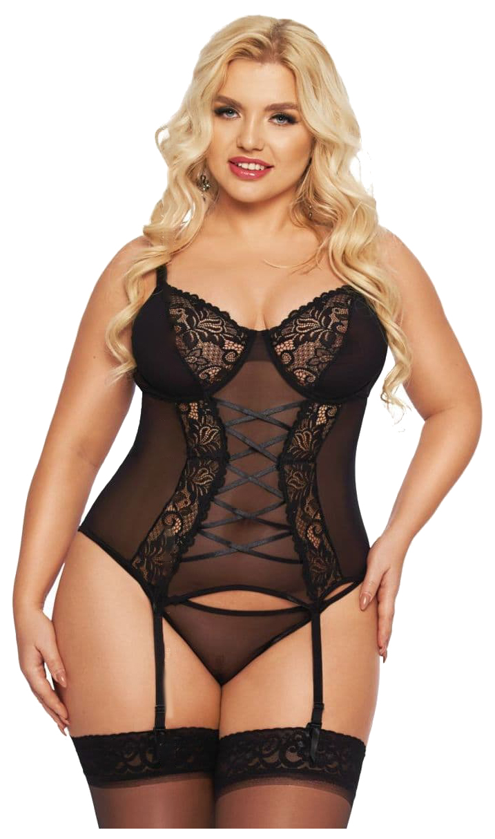 

Роскошный корсаж Brenda XXXL черный, Brenda