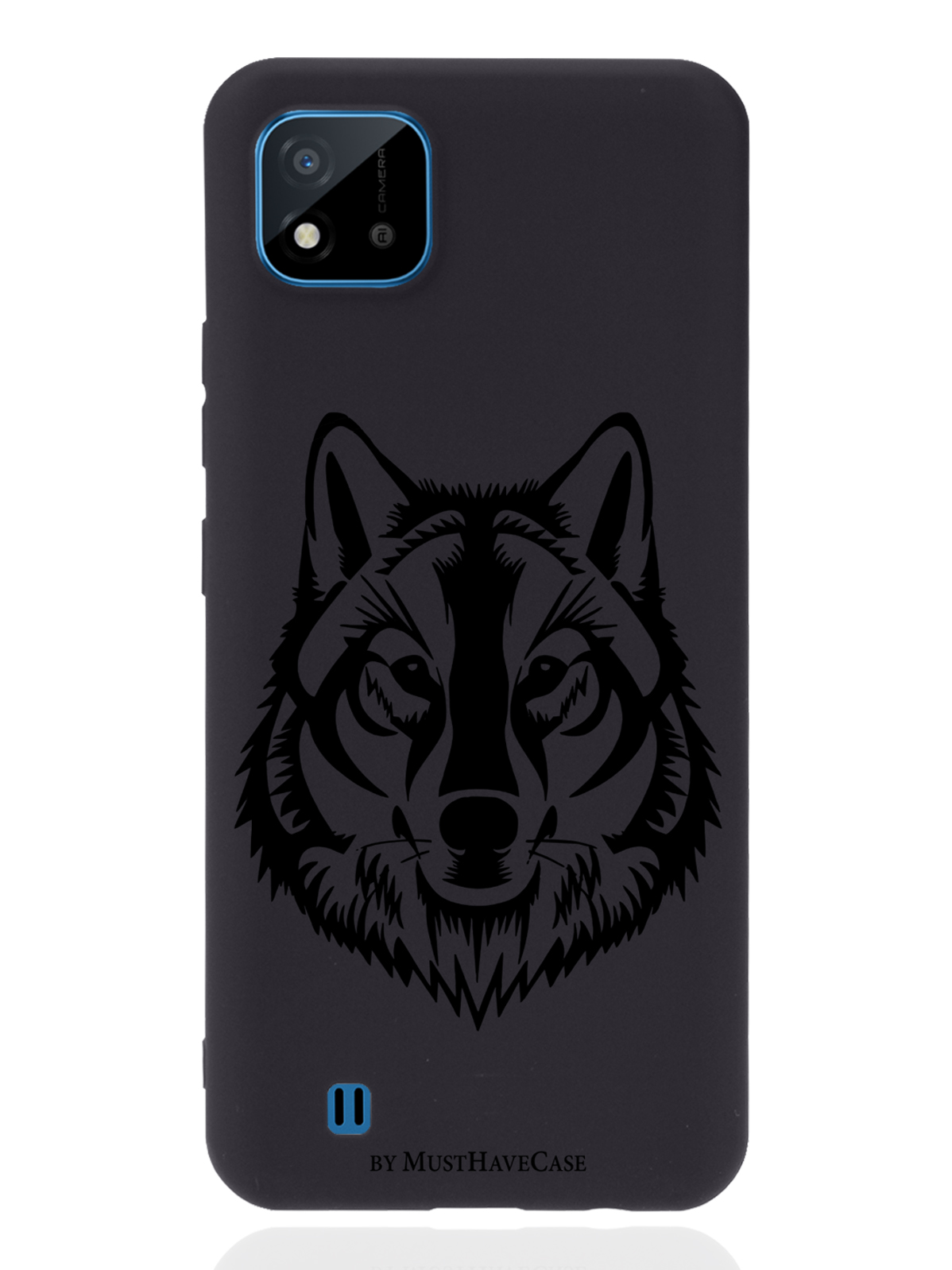 

Чехол MustHaveCase для realme C11 (2021) Волк черный