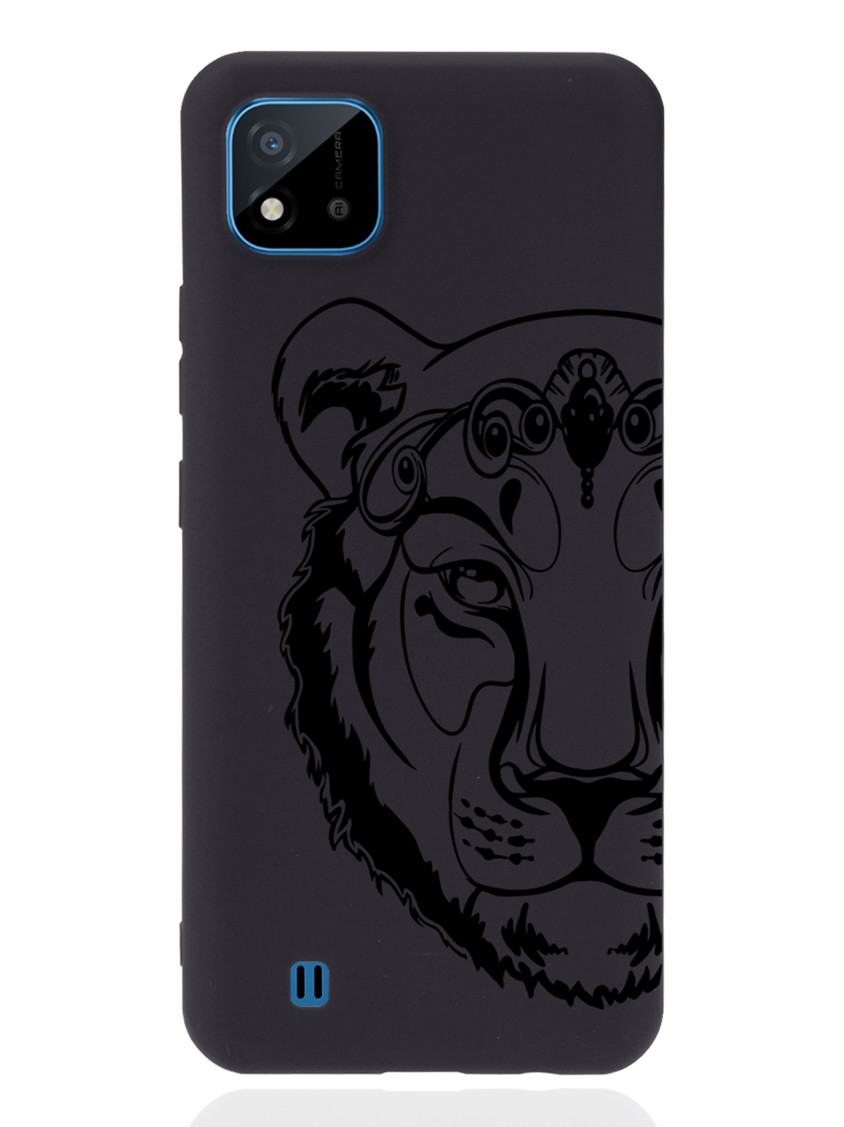 

Чехол MustHaveCase для realme C11 (2021) Львица черный