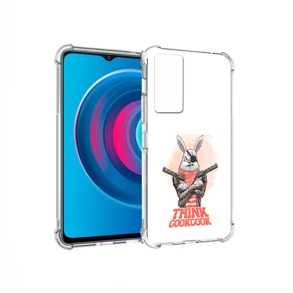 

Чехол MyPads Tocco для Vivo Y74s кролик пират (PT224892.430.419), Прозрачный, Tocco