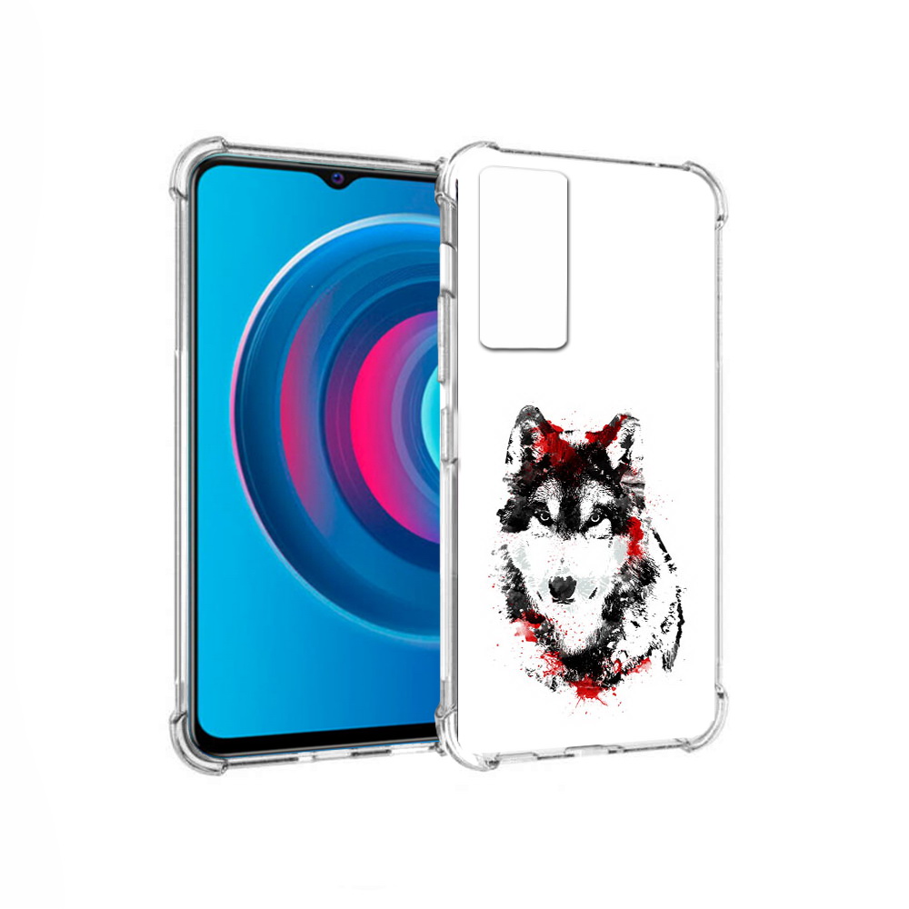 

Чехол MyPads Tocco для Vivo Y74s кровавый волк (PT224892.430.416), Прозрачный, Tocco
