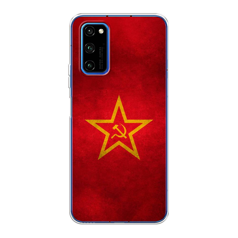 

Чехол Awog на Huawei Honor V30 Pro "Красное знамя", Желтый;красный, 611450-10