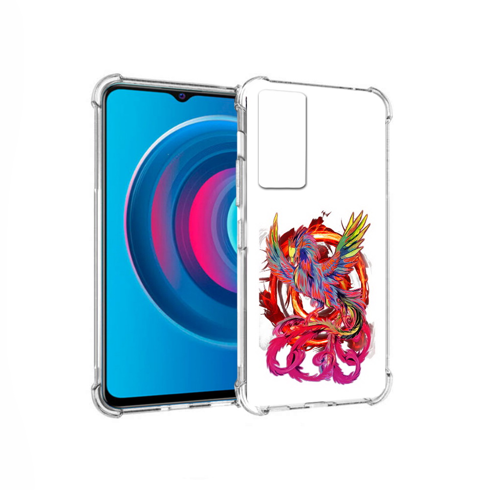 

Чехол MyPads Tocco для Vivo Y74s красочный феникс (PT224892.430.414), Прозрачный, Tocco