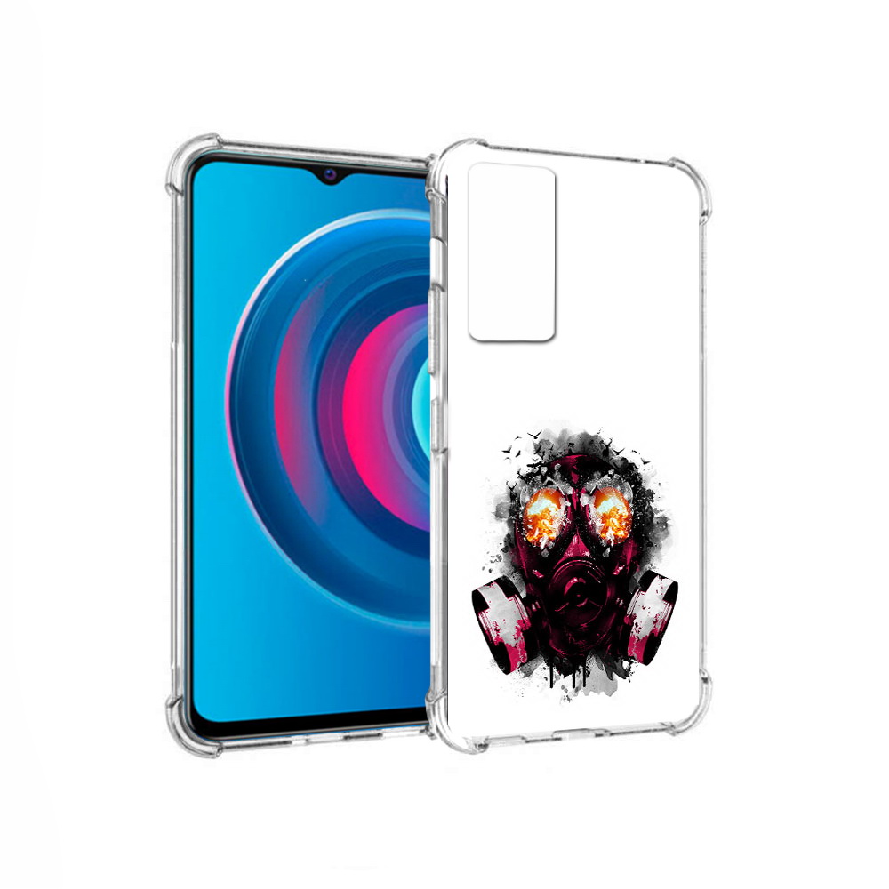 

Чехол MyPads Tocco для Vivo Y74s красный противогаз (PT224892.430.412), Прозрачный, Tocco