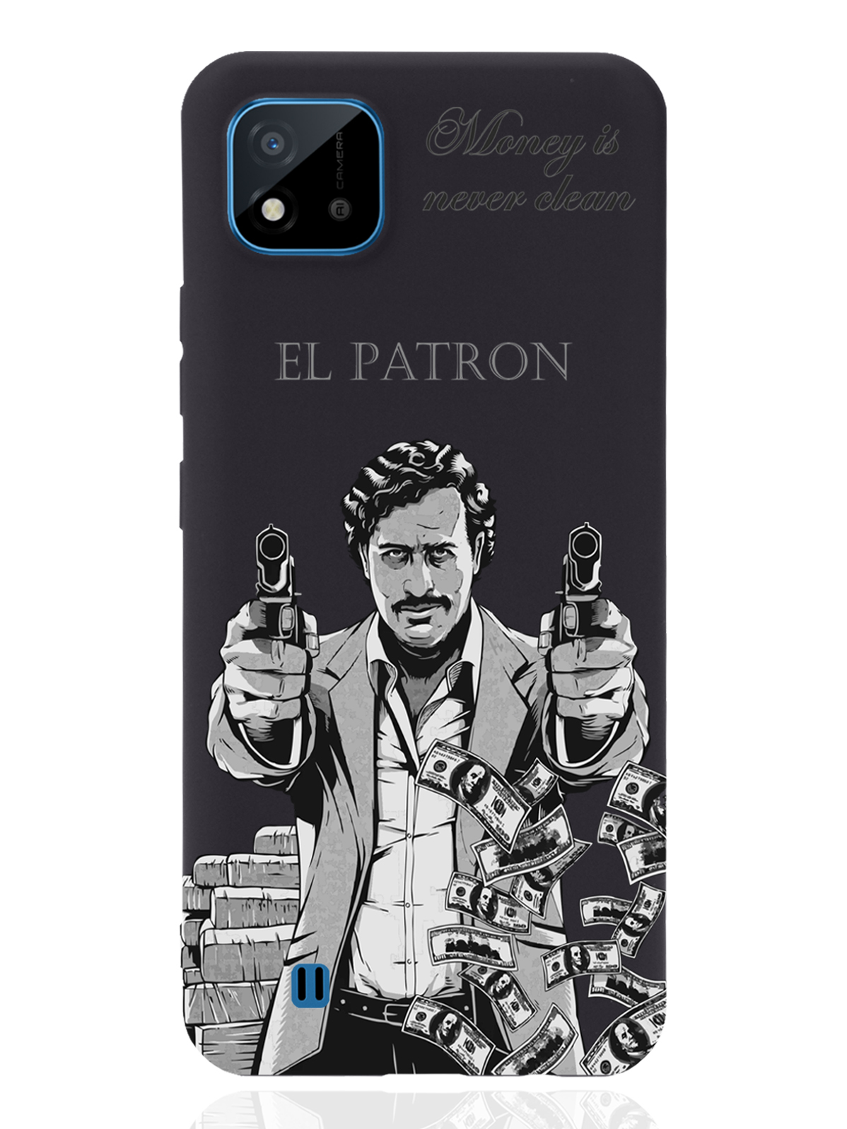 фото Чехол musthavecase для realme c11 (2021) el patron pablo escobar/ пабло эскобар черный