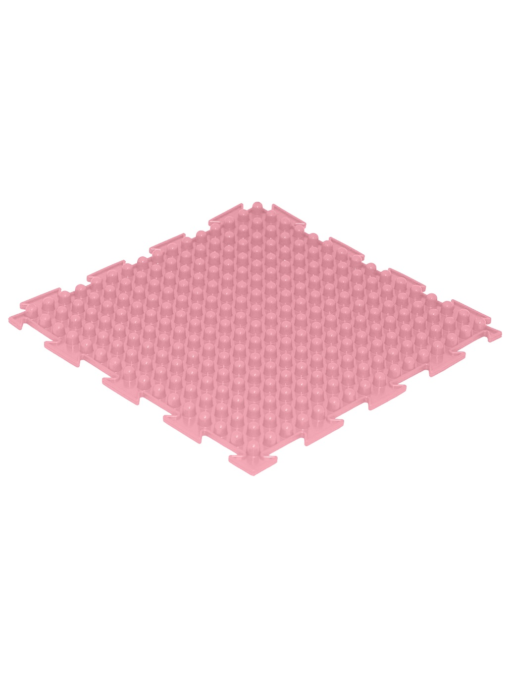 Массажный  развивающий коврик Ортодон Шипы мягкие розовый пастельный 1 эл массажный развивающий коврик пазл ортодон трава жесткая розовый 1 элемент