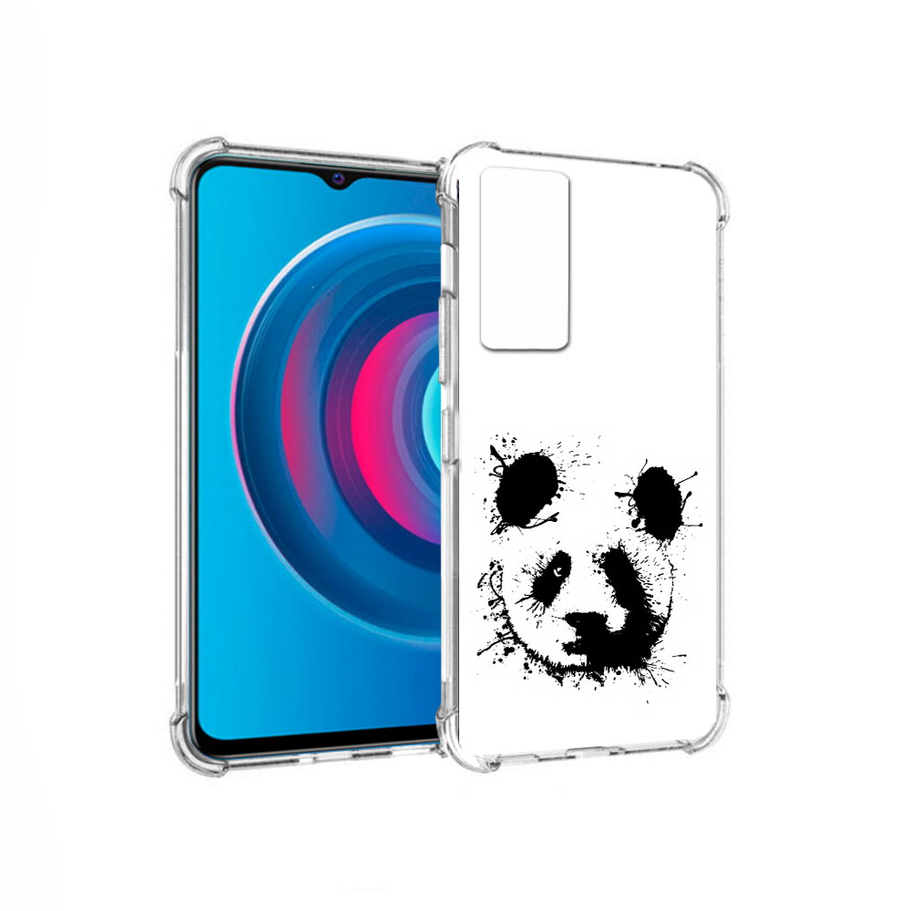 

Чехол MyPads Tocco для Vivo Y74s клякса-панда (PT224892.430.389), Прозрачный, Tocco